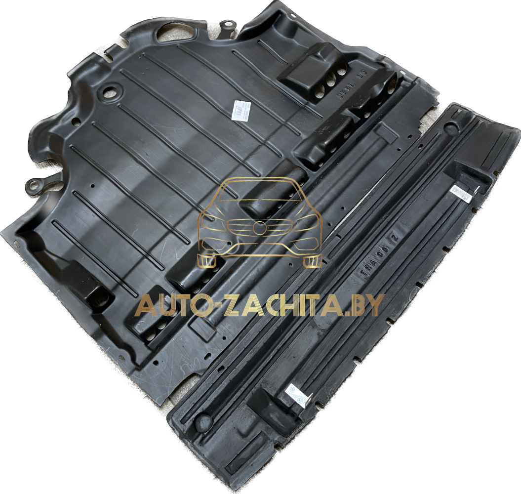 Защита бампера и картера двигателя Renault Trafic II 2006-2014 г.в. (2 части).